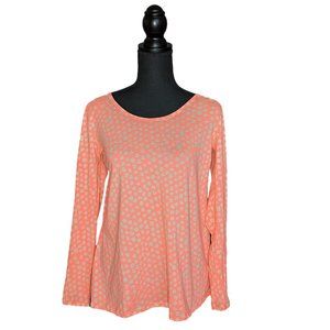 LuLaRoe Pink Lynnae with Cream Polka Dots